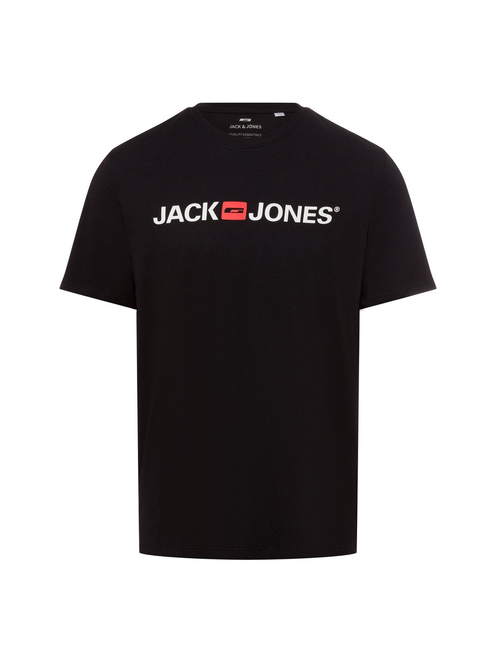 Jack & Jones T-Shirt Herren Jersey schwarz bedruckt, S