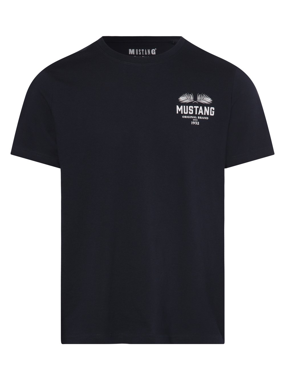 Mustang - T-shirt męski – Alex C Print, niebieski