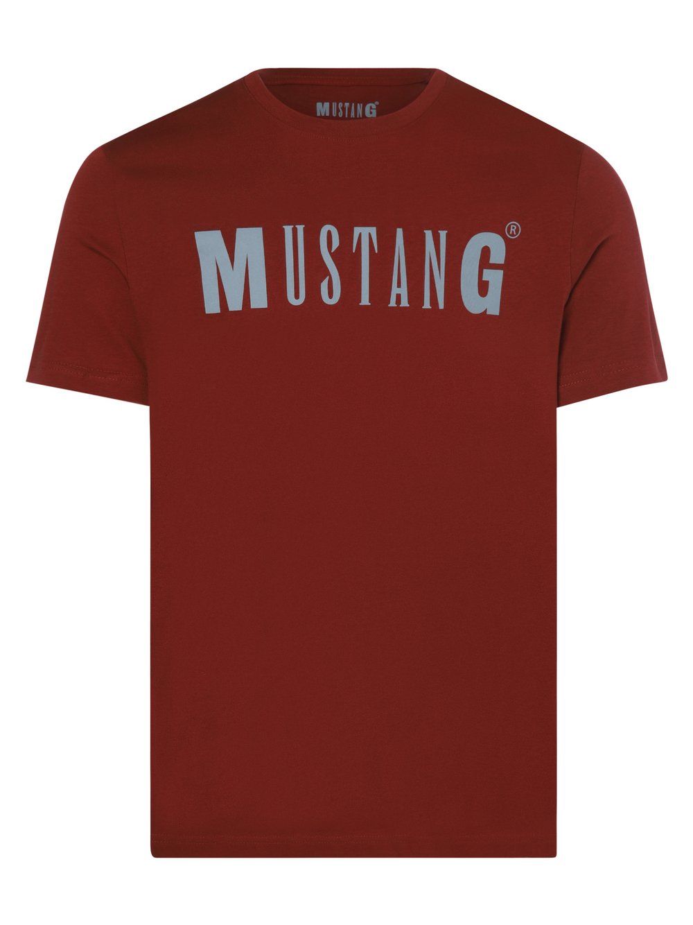 Mustang - T-shirt męski – Alex C Logo, czerwony