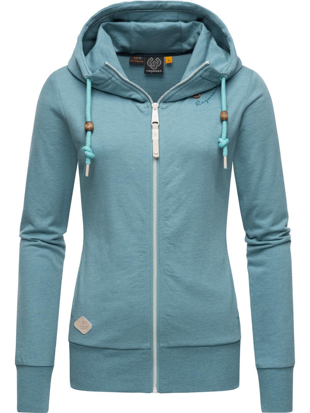 Ragwear Kapuzensweatjacke Damen Baumwolle blau, S