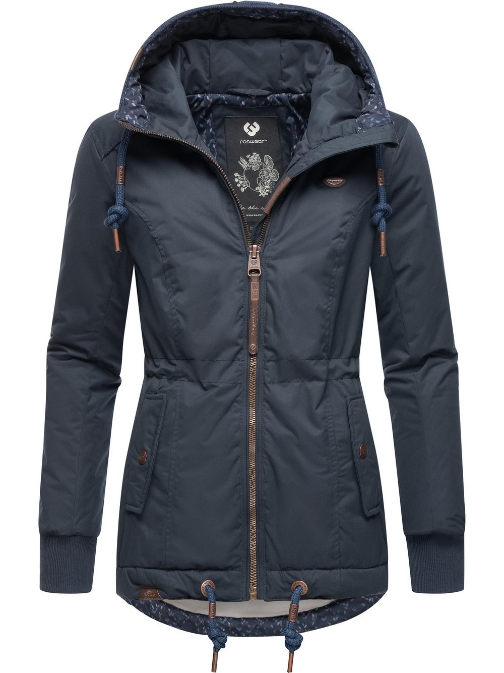 Ragwear Winterjacke Damen blau, 50