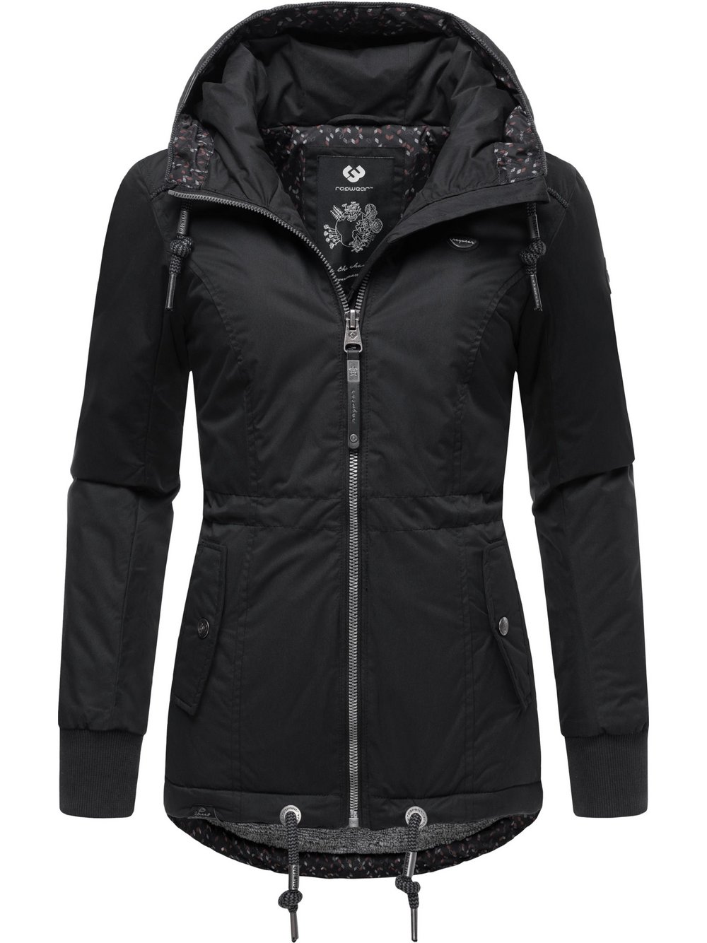 Ragwear Winterjacke Damen schwarz, M