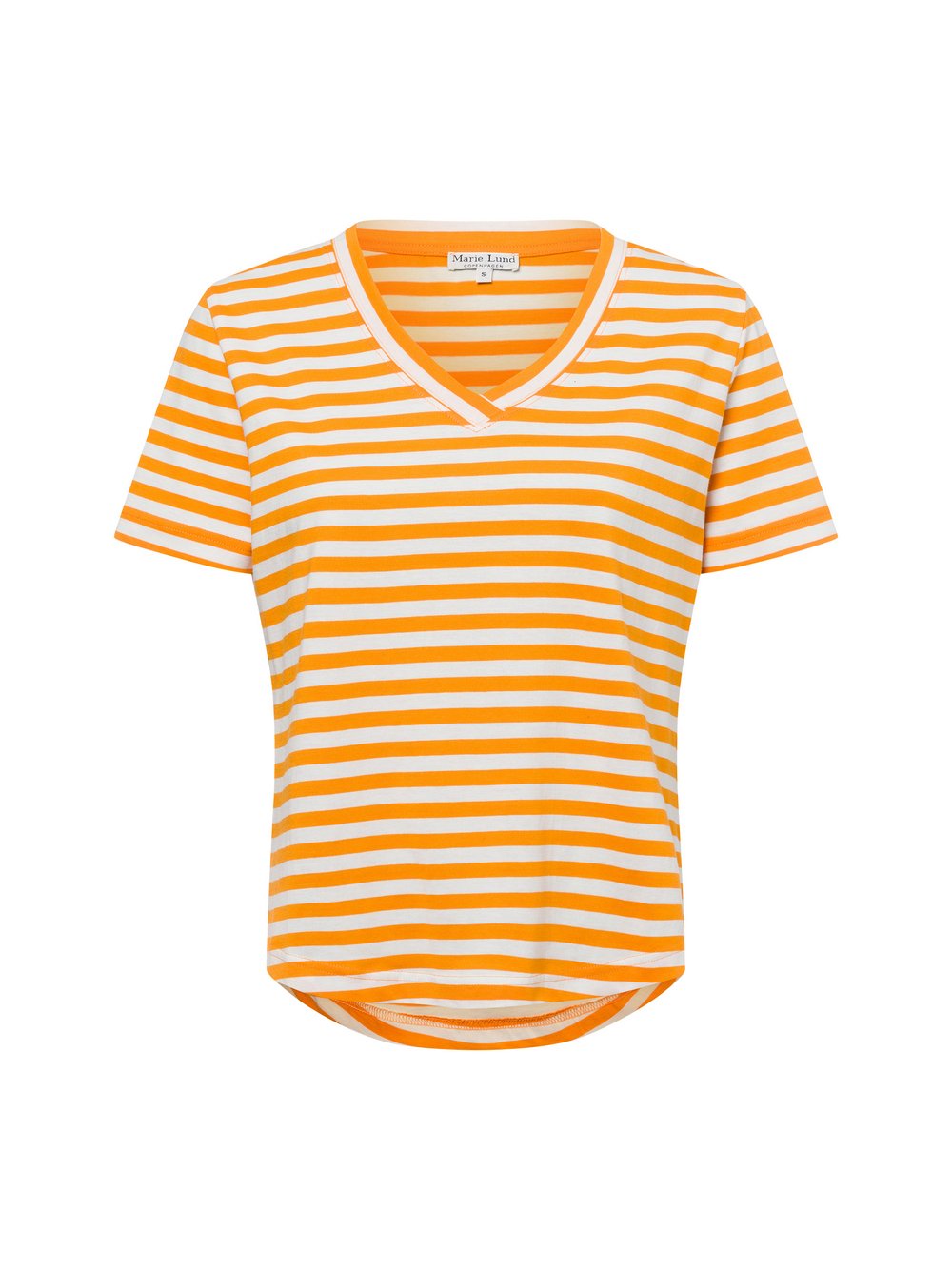 Marie Lund T-Shirt Damen Baumwolle mehrfarbig gestreift, M