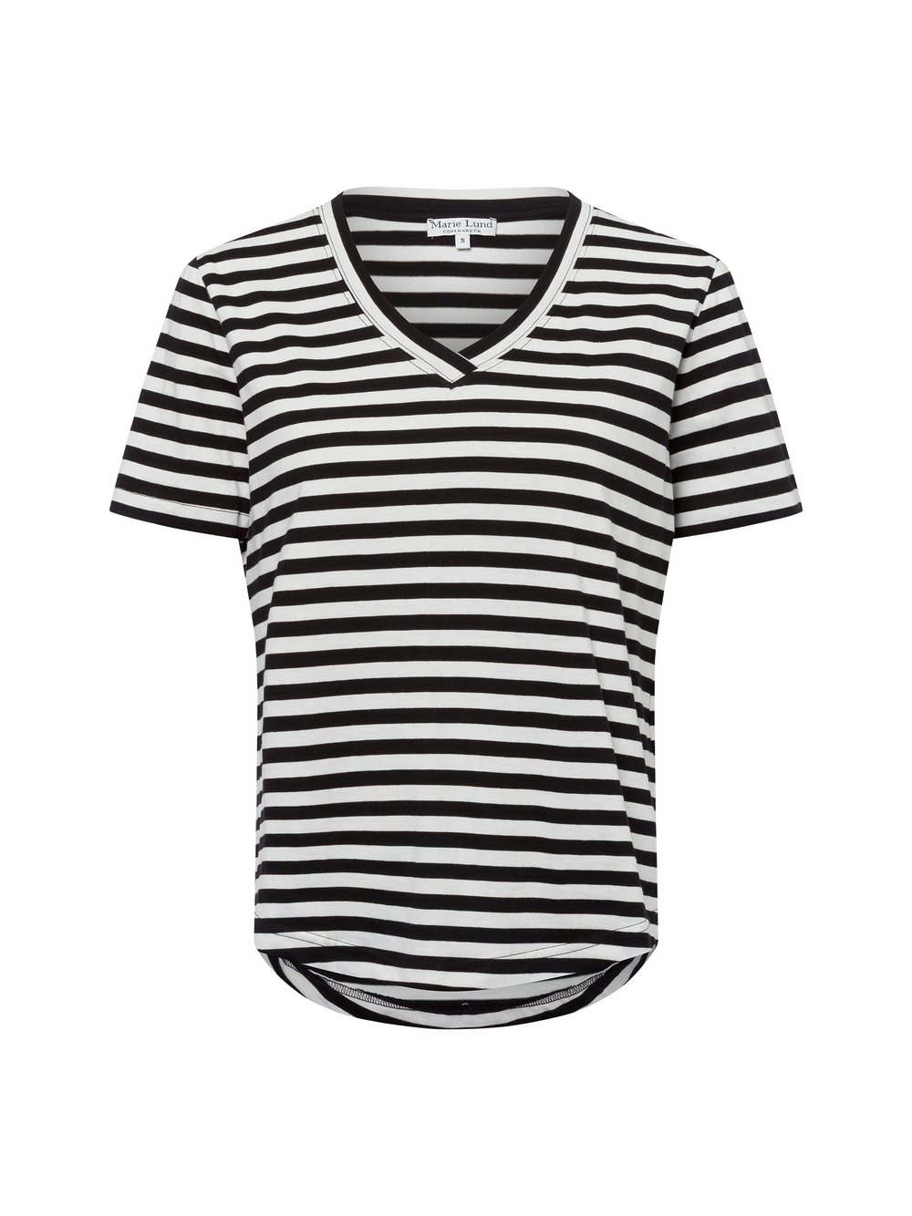 Marie Lund T-Shirt Damen Baumwolle mehrfarbig gestreift, S