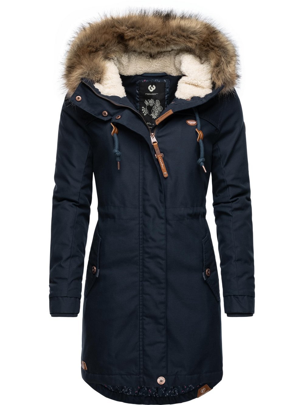 Ragwear Parka Damen blau, XXL