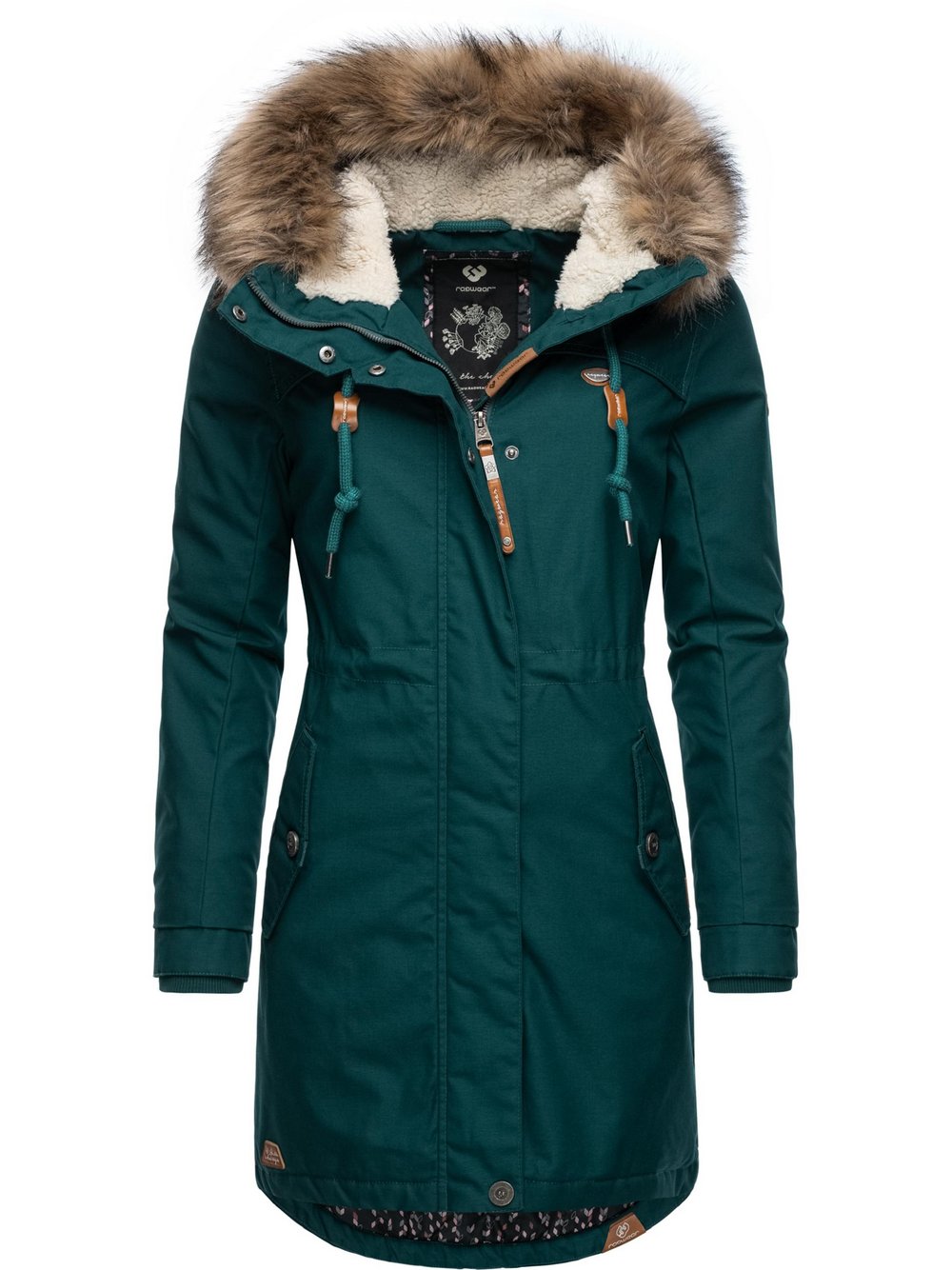 Thumbnail - Ragwear Parka Damen grün, S
