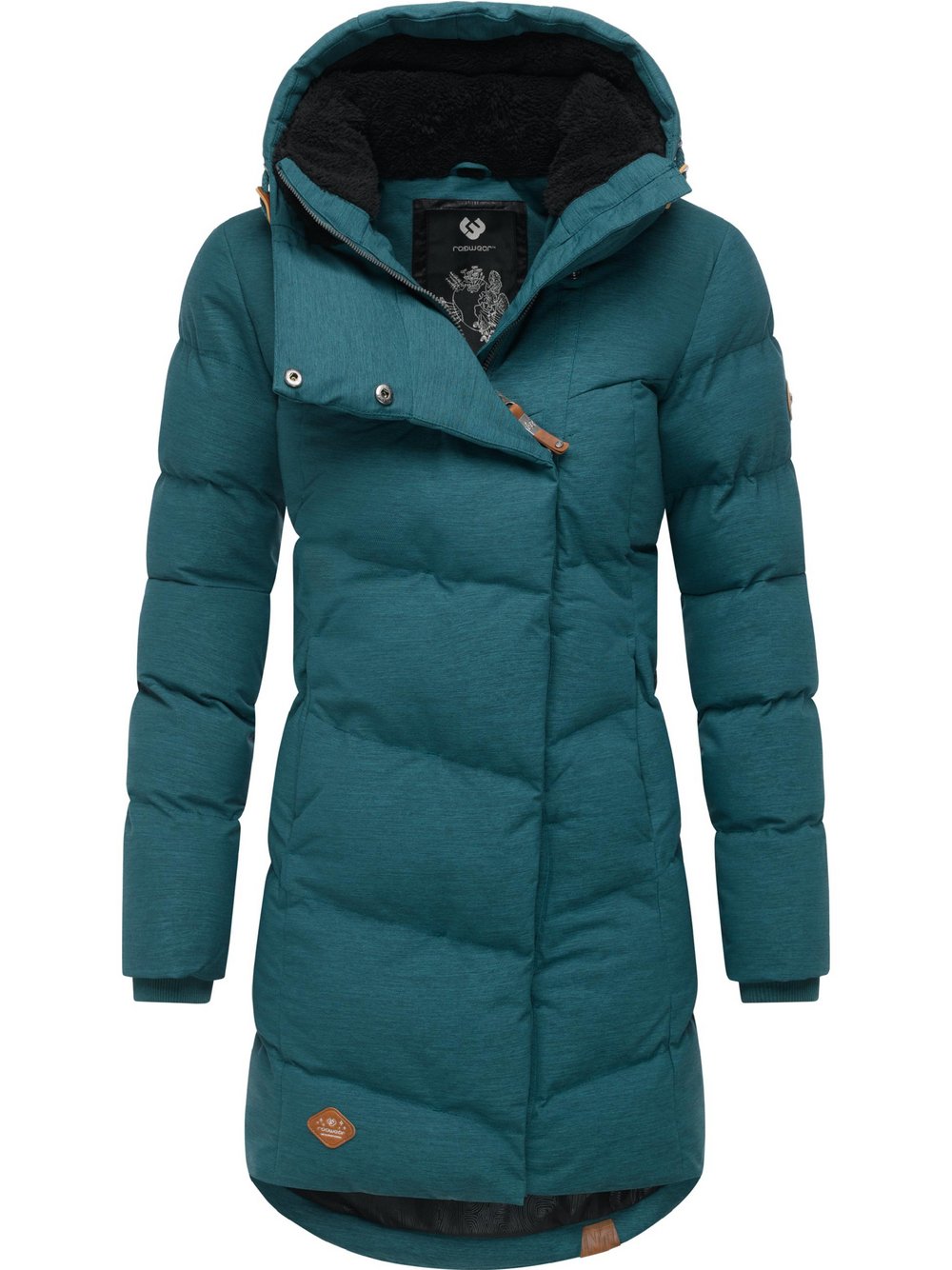Ragwear Wintermantel Damen grün, S