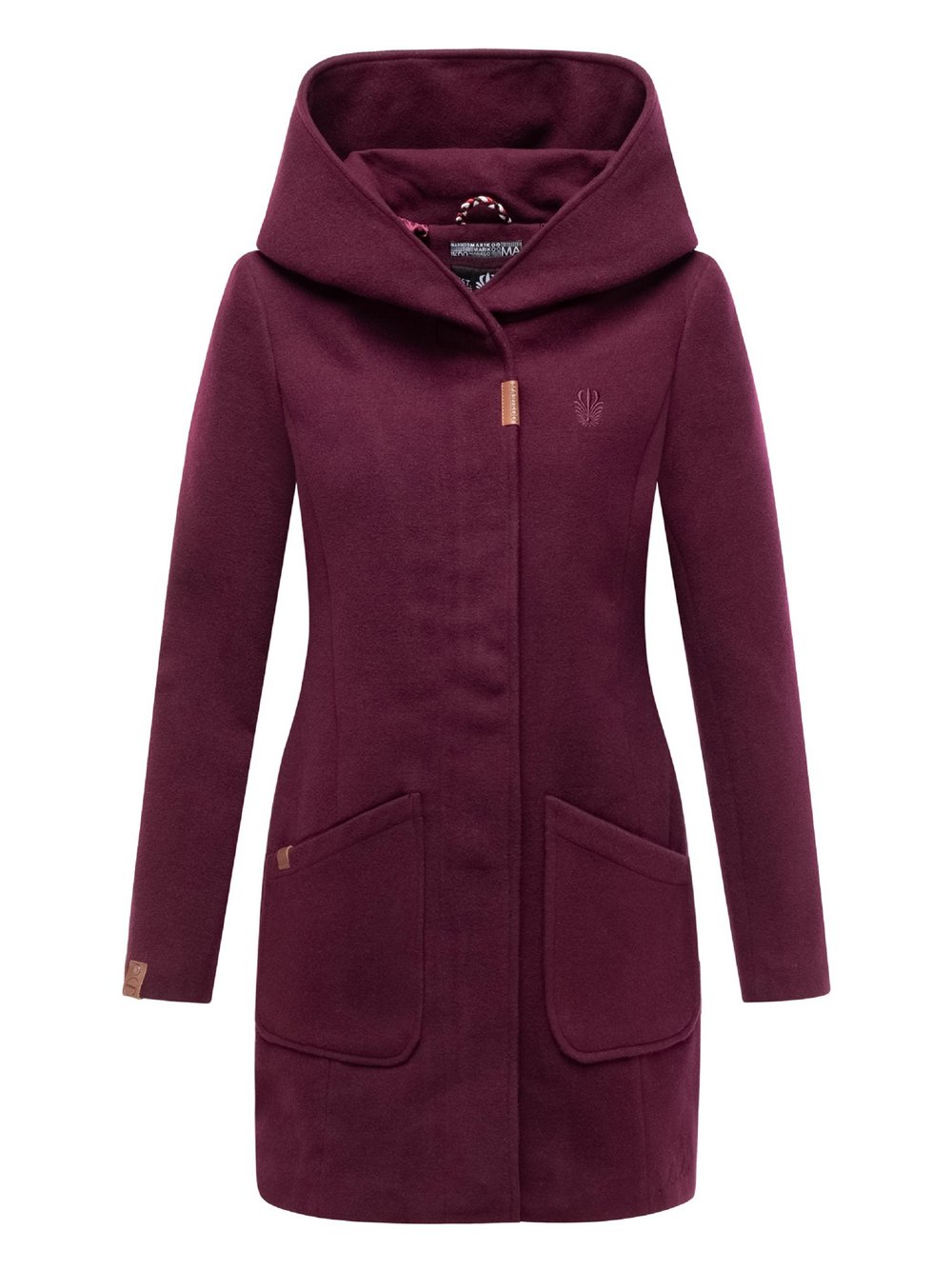 Thumbnail - Marikoo Wintermantel Damen rot, L