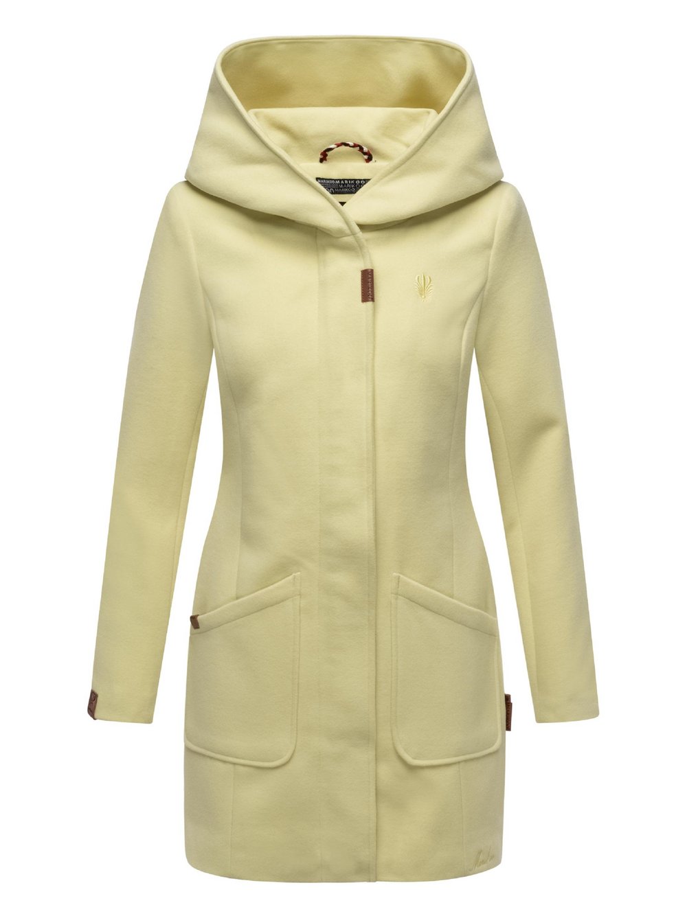 Marikoo Wintermantel Damen gelb, M