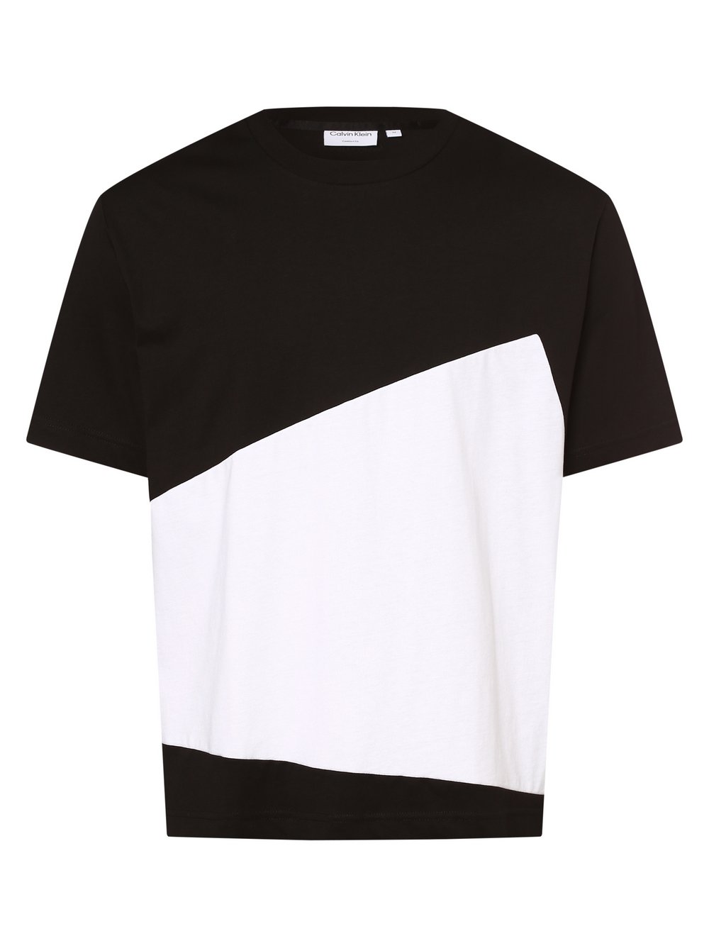 Calvin Klein - T-shirt męski, czarny|biały|wielokolorowy