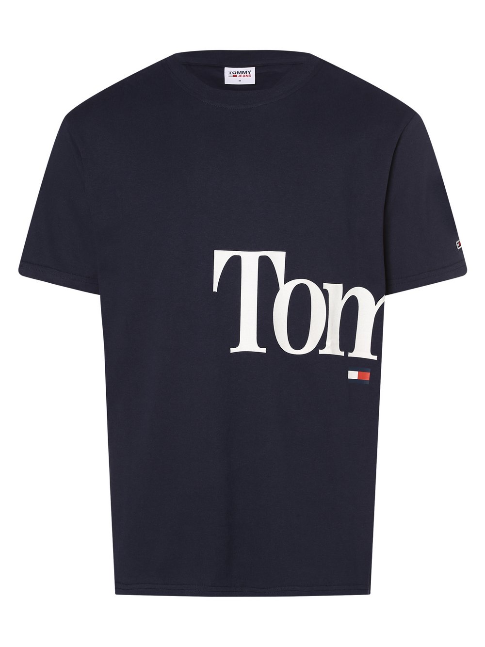 Tommy Jeans - T-shirt męski, niebieski|biały