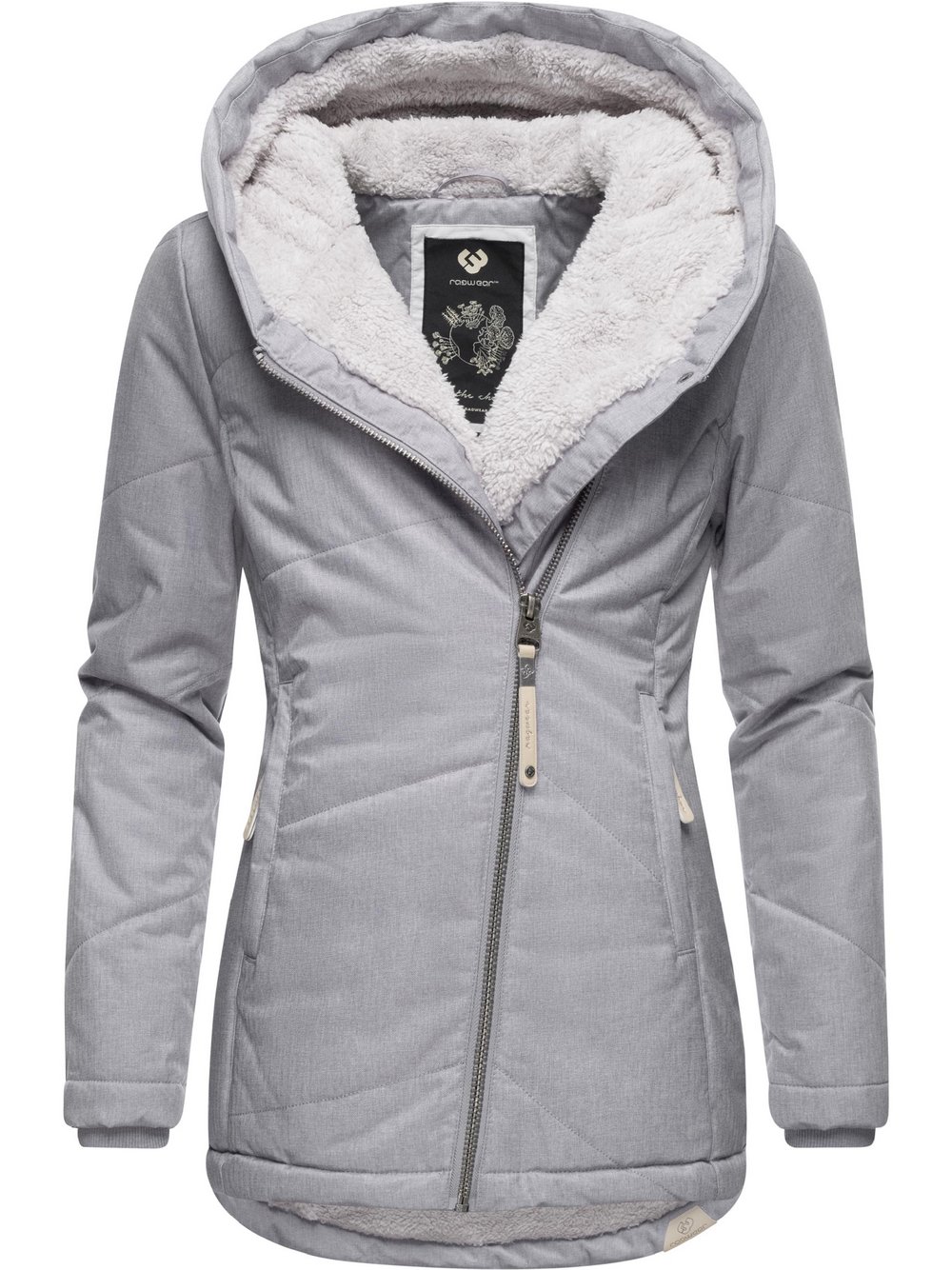 Ragwear Winterjacke Damen grau, L