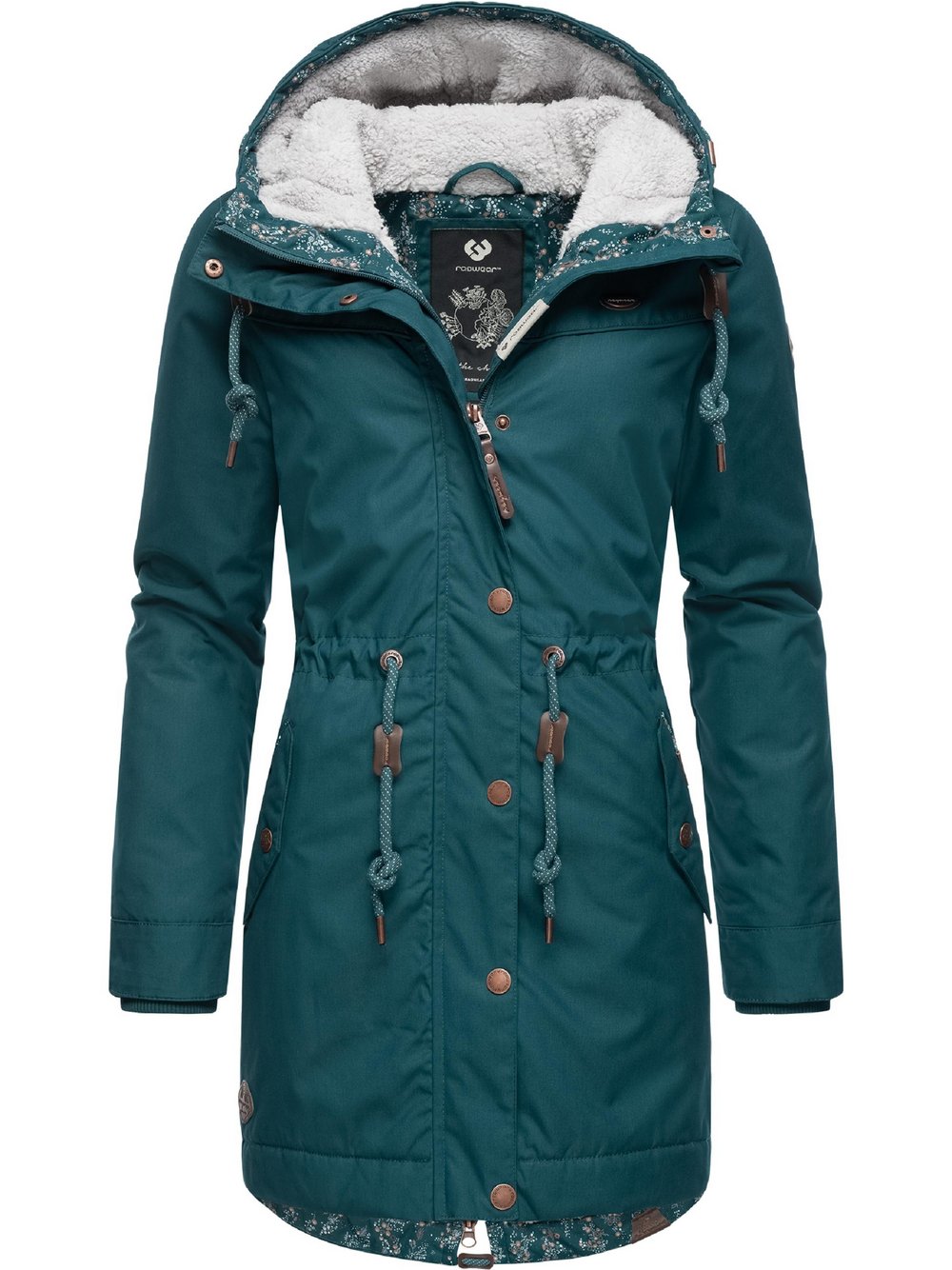 Ragwear Winterjacke Damen grün, 52