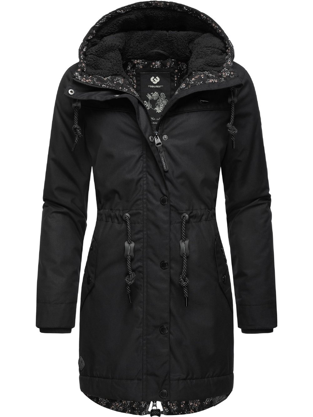 Ragwear Winterjacke Damen schwarz, 50