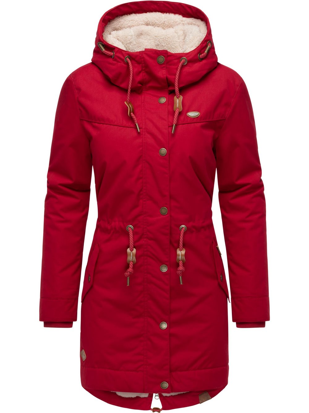 Ragwear Winterjacke Damen rot, 4XL