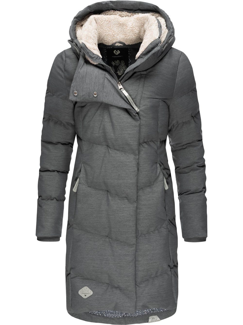 Ragwear Wintermantel Damen grau, S