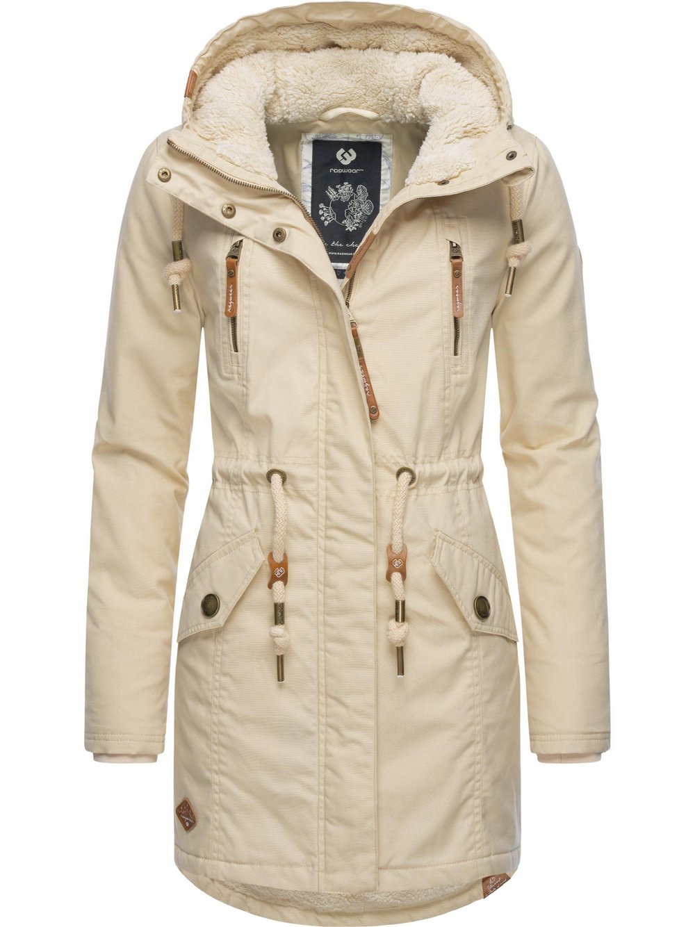 Ragwear Wintermantel Damen beige, L