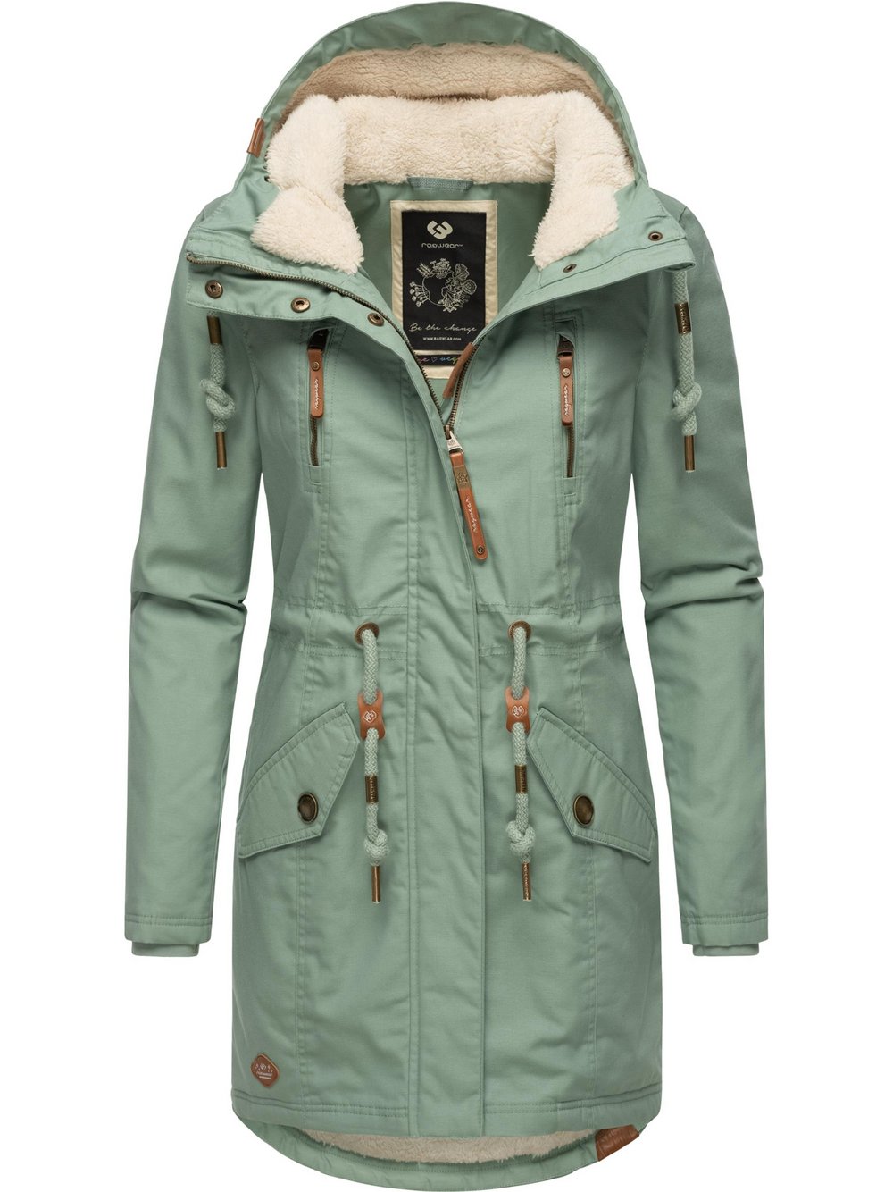 Ragwear Wintermantel Damen grün, L