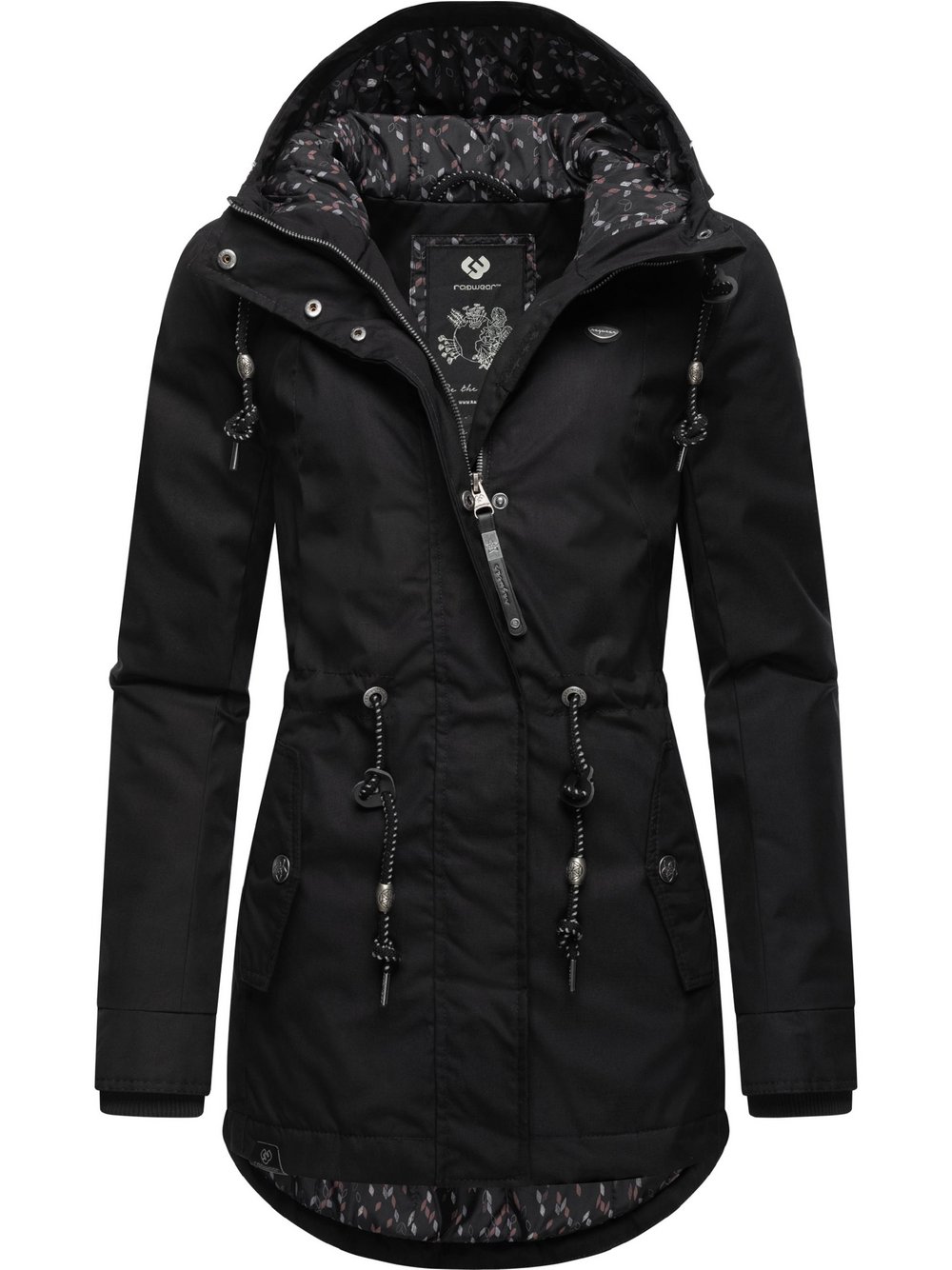 Ragwear Winterjacke Damen schwarz, S