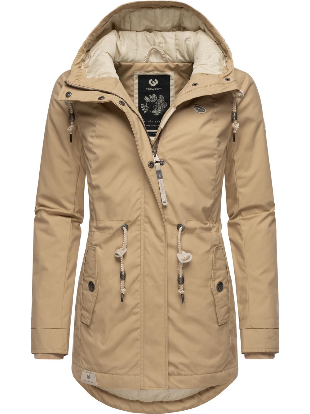 Ragwear Winterjacke Damen beige, M