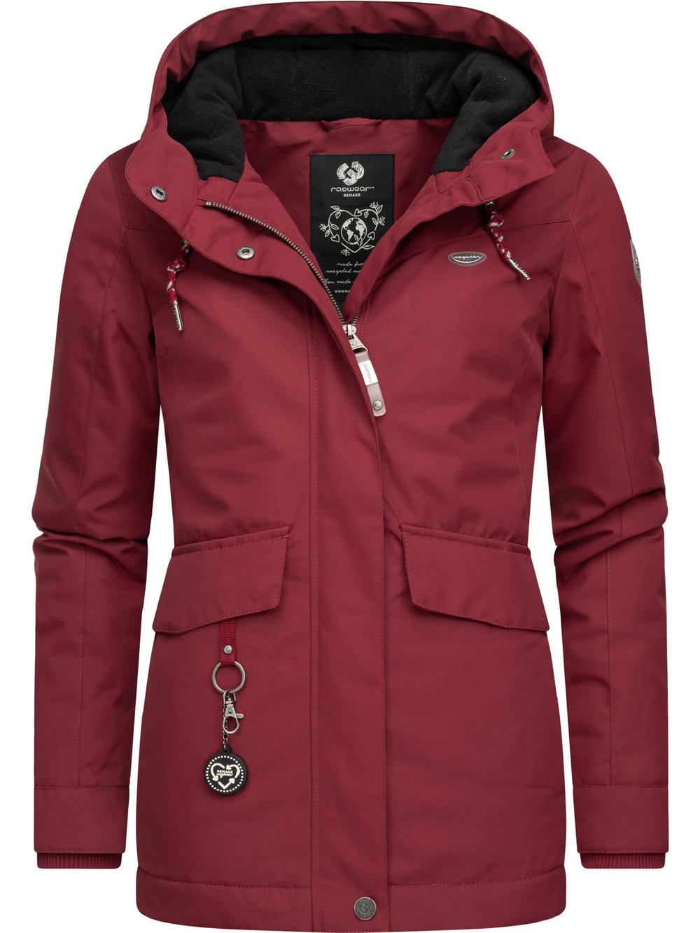 Ragwear Winterjacke Damen rot, M