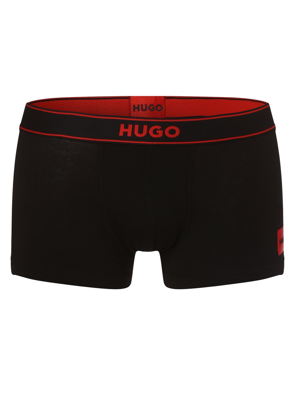 HUGO - Obcisłe bokserki męskie, czarny