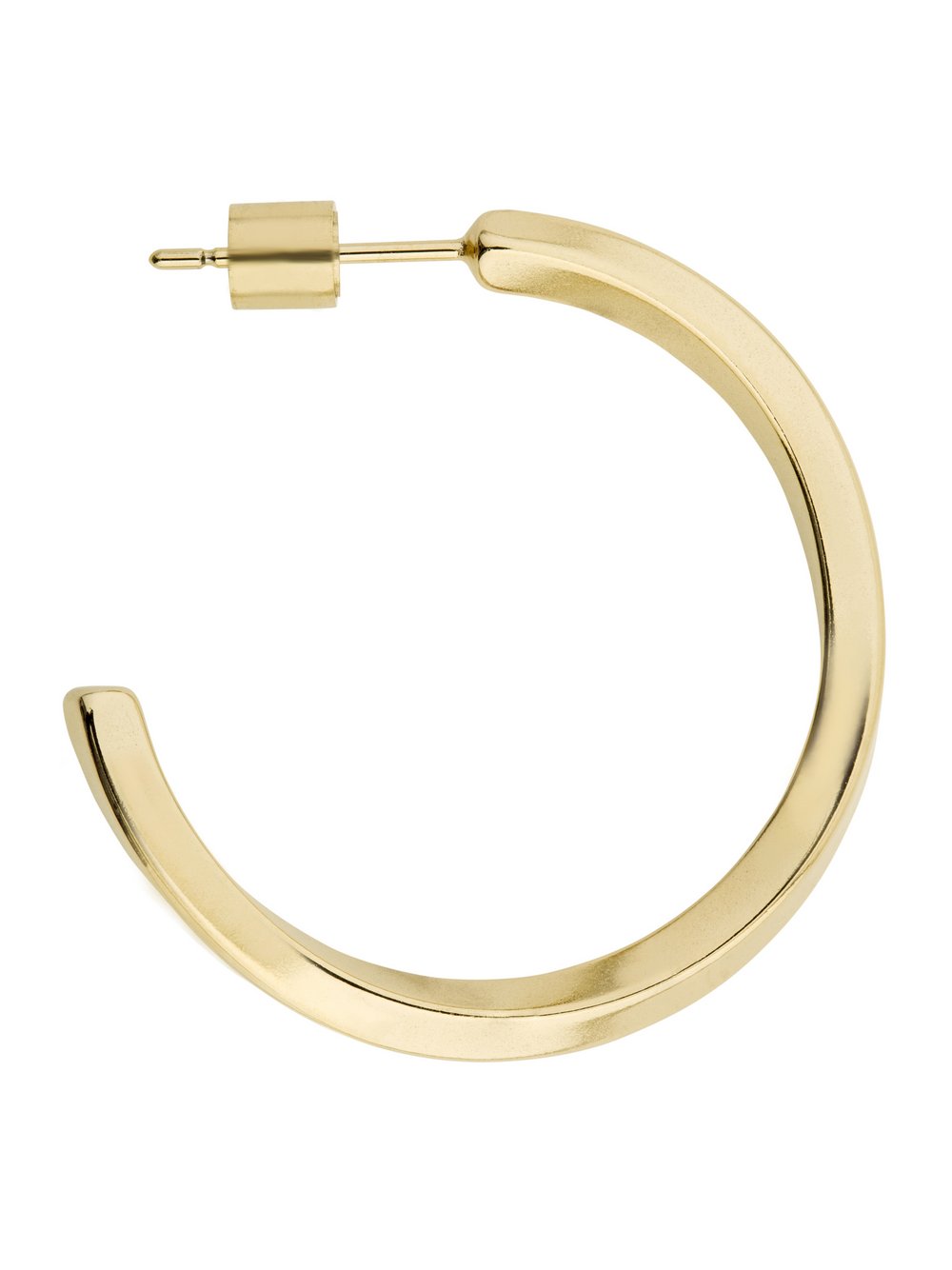 Liebeskind Berlin Creolen Damen Edelstahl gold, ONE SIZE