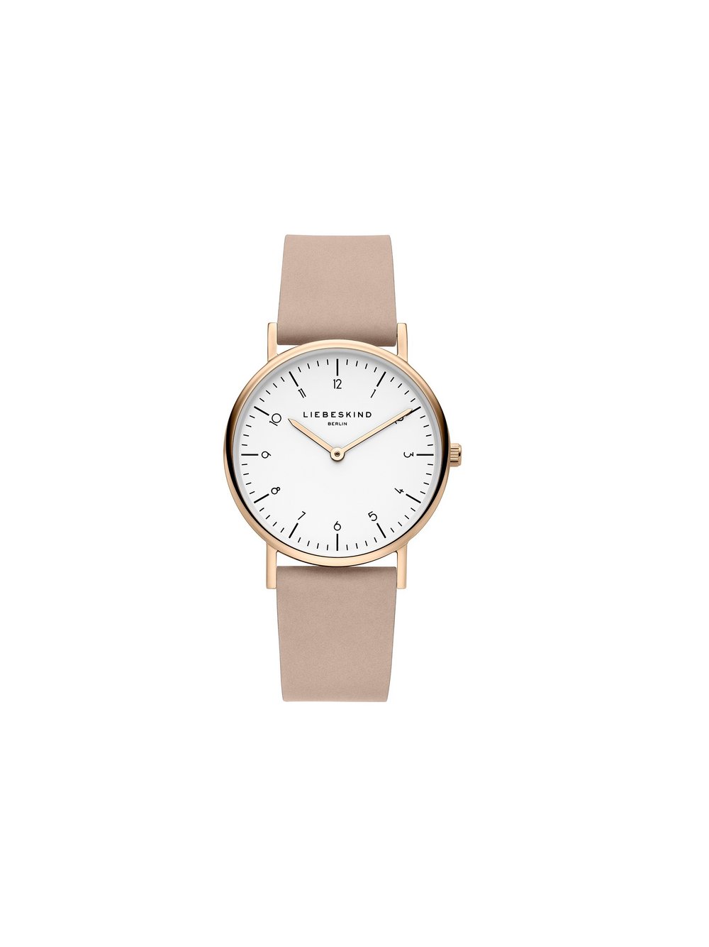 Liebeskind Berlin Armbanduhr Damen Leder beige, ONE SIZE