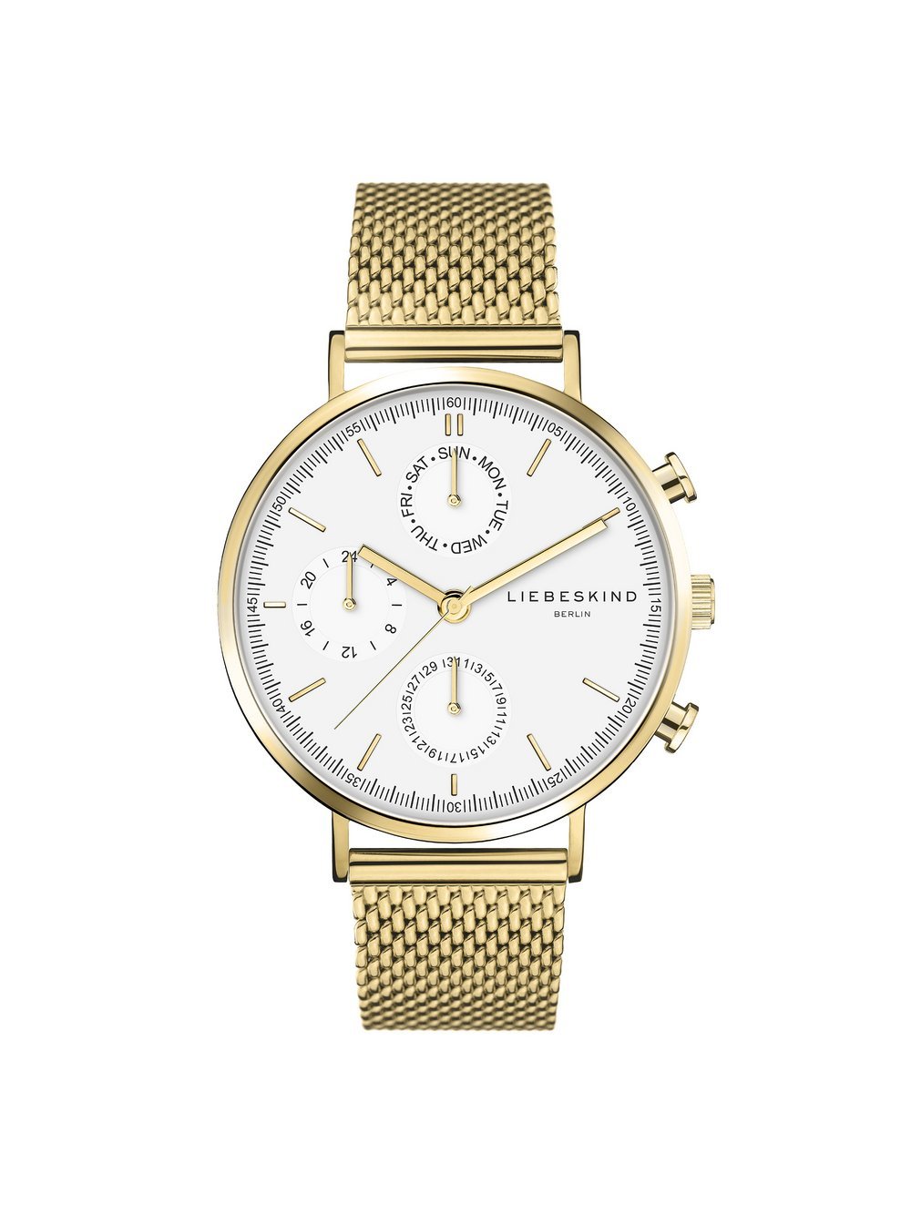 Liebeskind Berlin Armbanduhr Damen Edelstahl gold, ONE SIZE