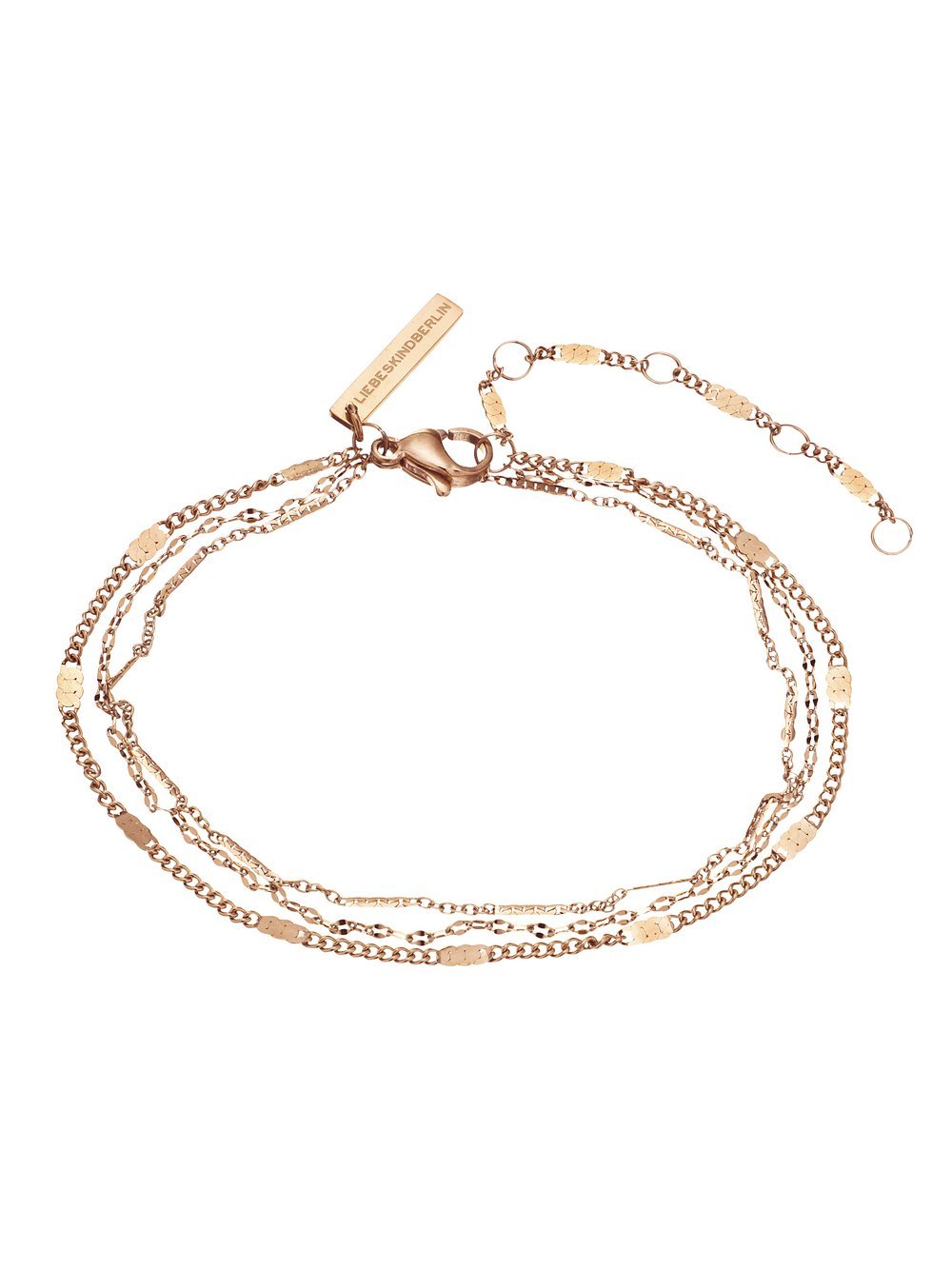 Liebeskind Berlin Armband Damen Edelstahl roségold, ONE SIZE