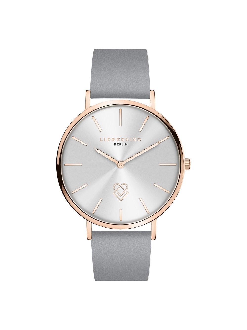 Thumbnail - Liebeskind Berlin Keep Loving Damen Leder grau, ONE SIZE