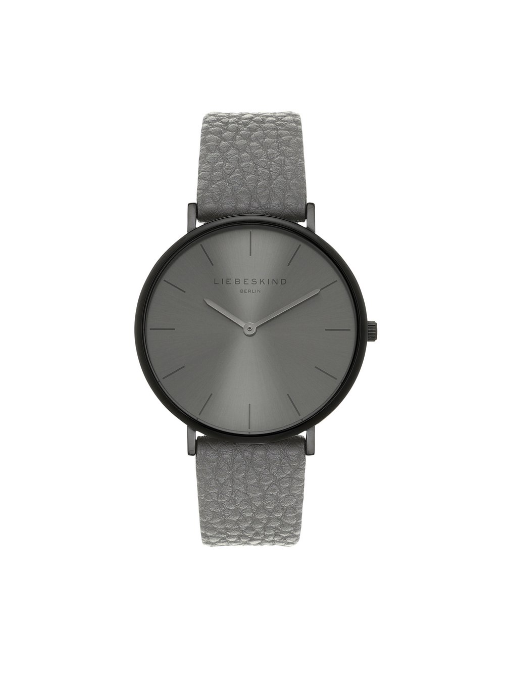 Liebeskind Berlin Armbanduhr  Damen Kunstleder grau, ONE SIZE