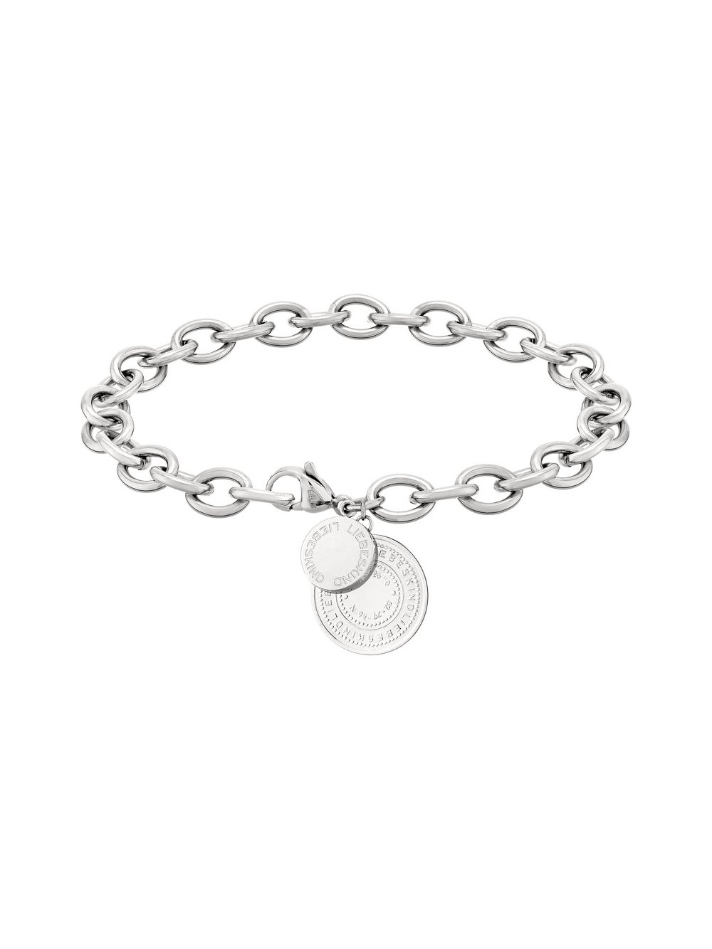 Liebeskind Berlin Armband Damen Edelstahl silber, ONE SIZE