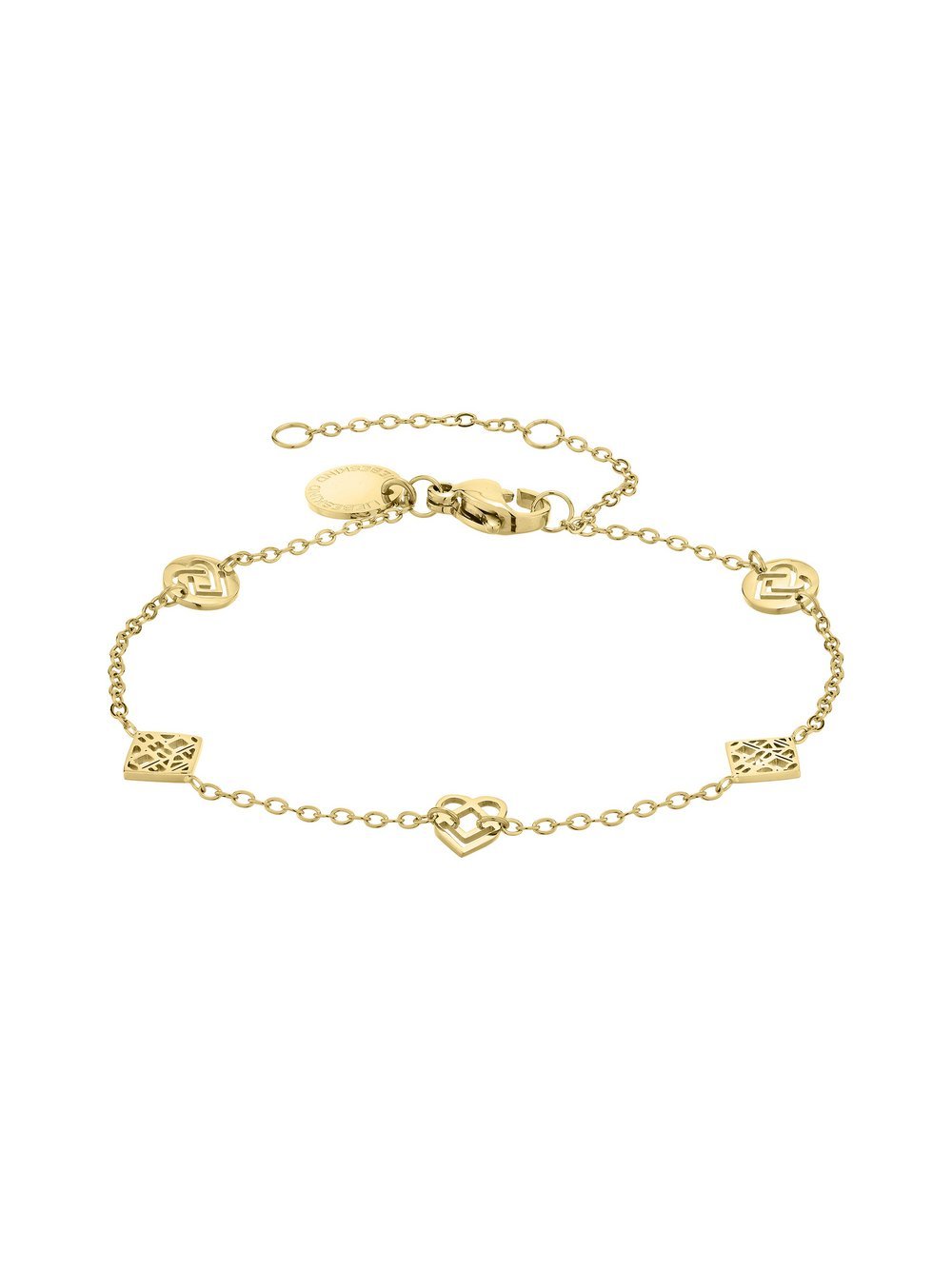 Liebeskind Berlin Armband Damen Edelstahl gold, ONE SIZE