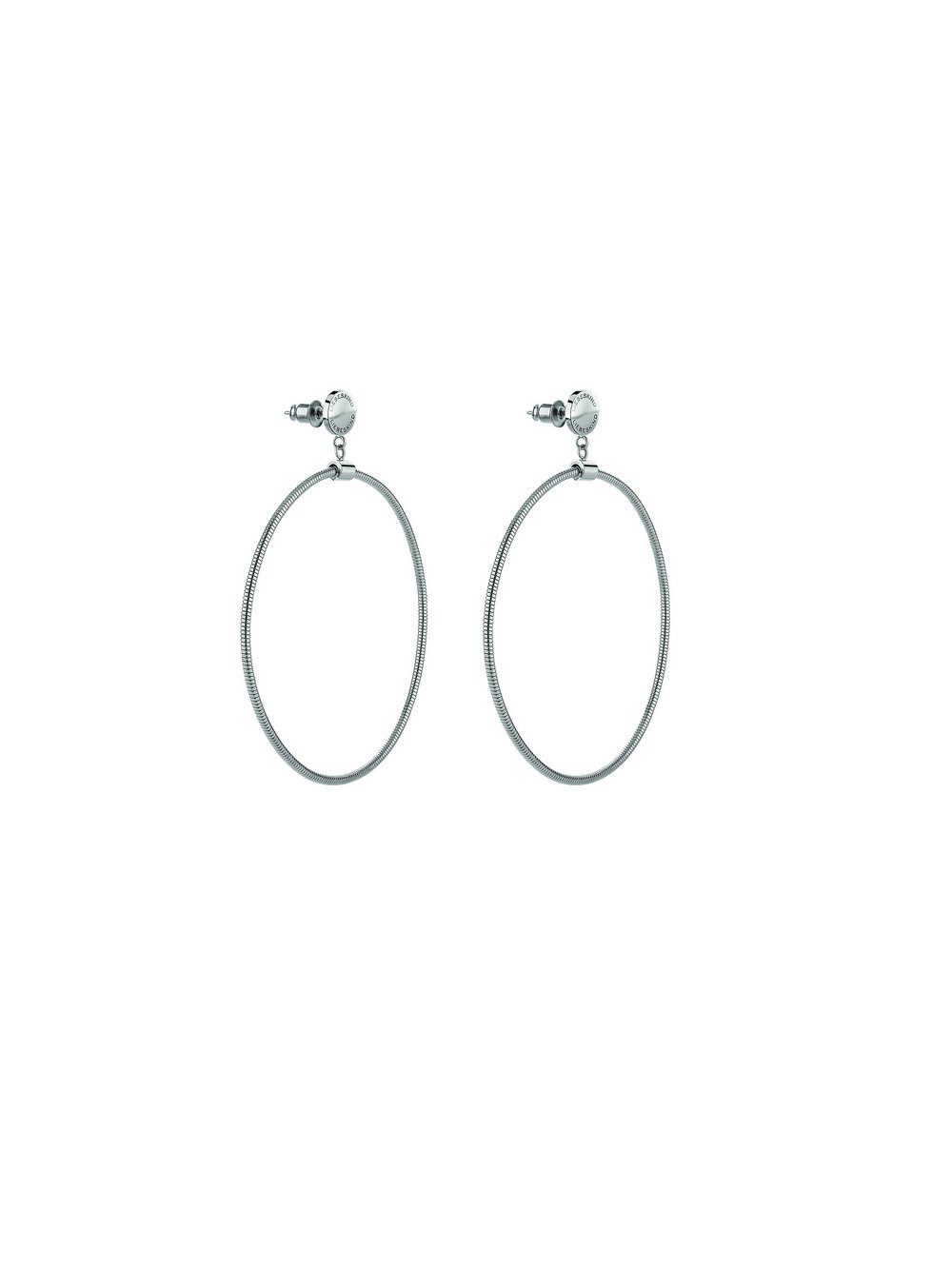 Liebeskind Berlin Ohrringe Damen Edelstahl silber, ONE SIZE