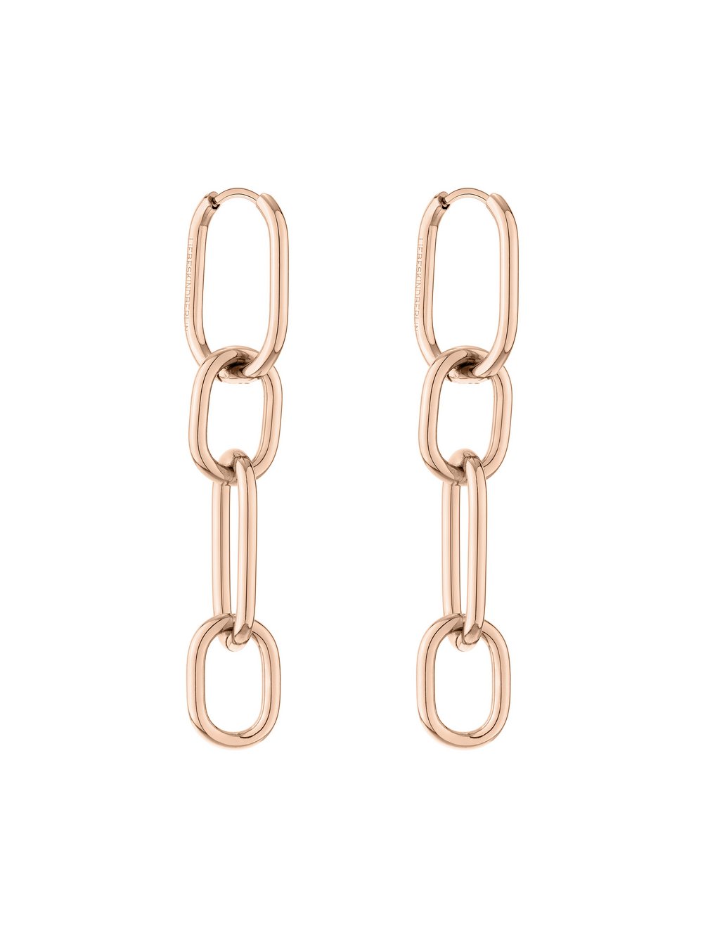 Liebeskind Berlin Ohrringe Damen Edelstahl roségold, ONE SIZE