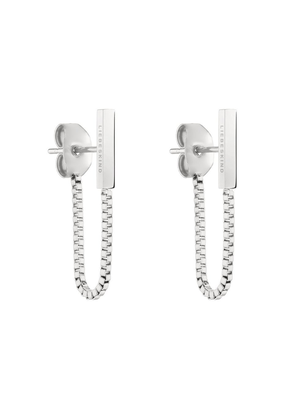 Liebeskind Berlin Ohrringe Damen Edelstahl silber, ONE SIZE
