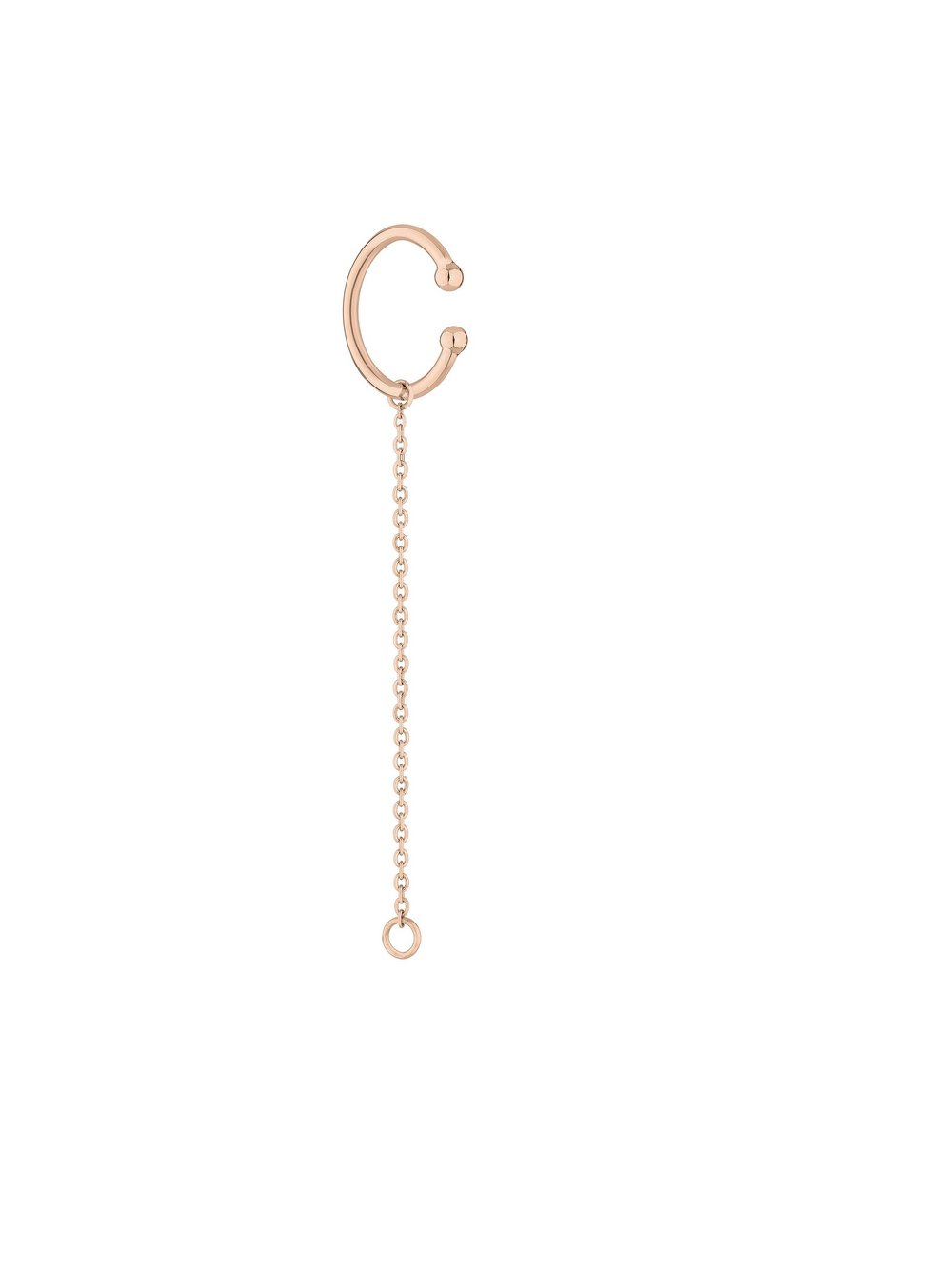 Liebeskind Berlin Ear Cuff Damen Edelstahl roségold, ONE SIZE