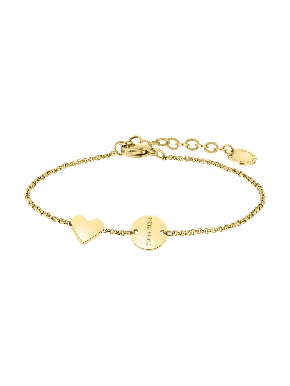 Liebeskind Berlin Armband Damen Edelstahl gold, ONE SIZE