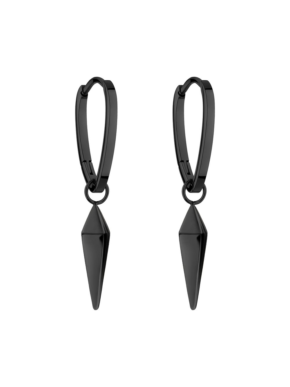 Liebeskind Berlin Ohrringe Damen Edelstahl schwarz, ONE SIZE