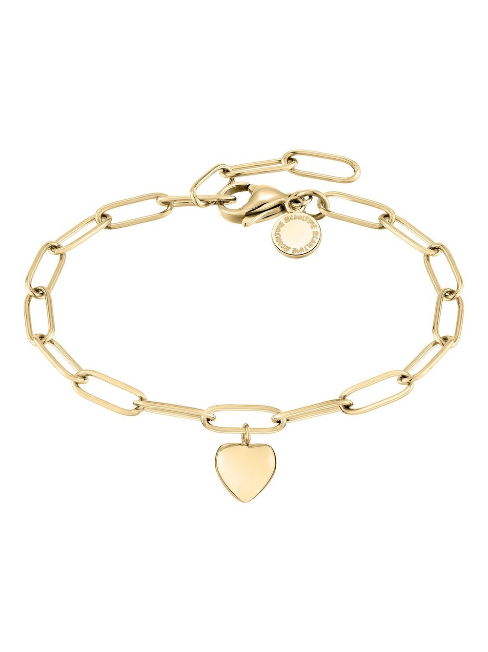 Cool Time Armband Mädchen Edelstahl gold, ONE SIZE