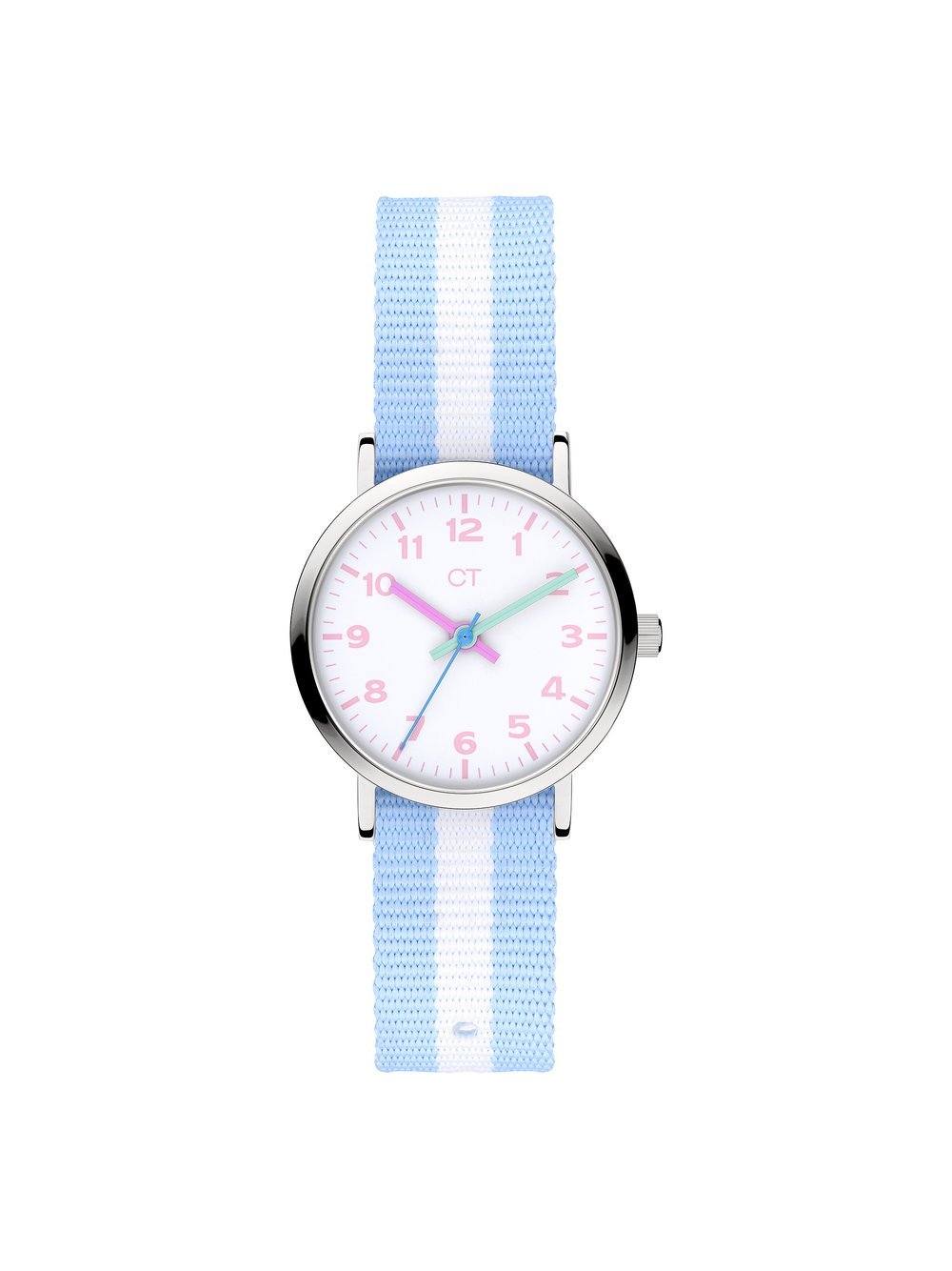 Cool Time Armbanduhr Kinder blau gemustert, ONE SIZE