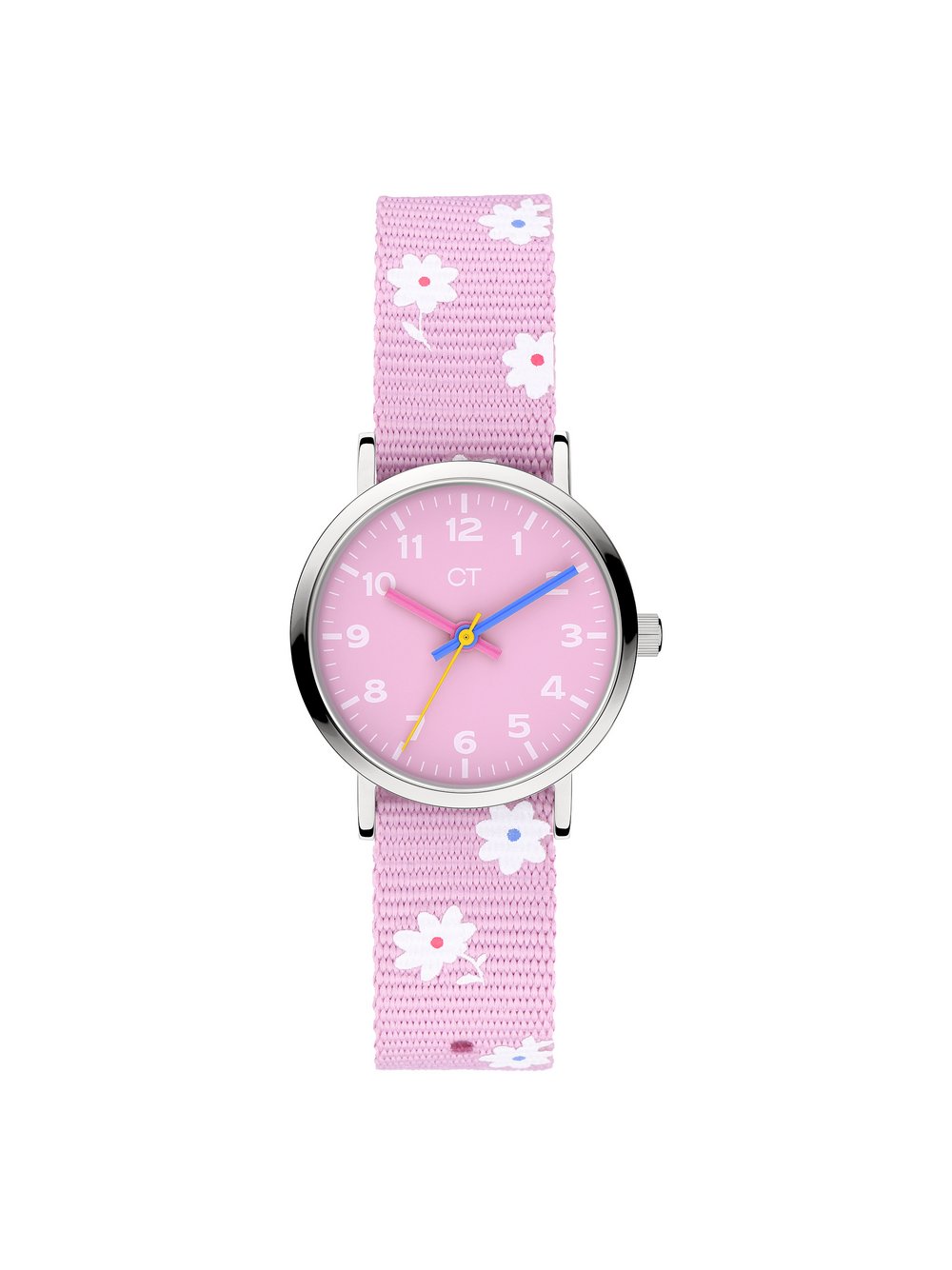 Cool Time Armbanduhr Mädchen rosa gemustert, ONE SIZE