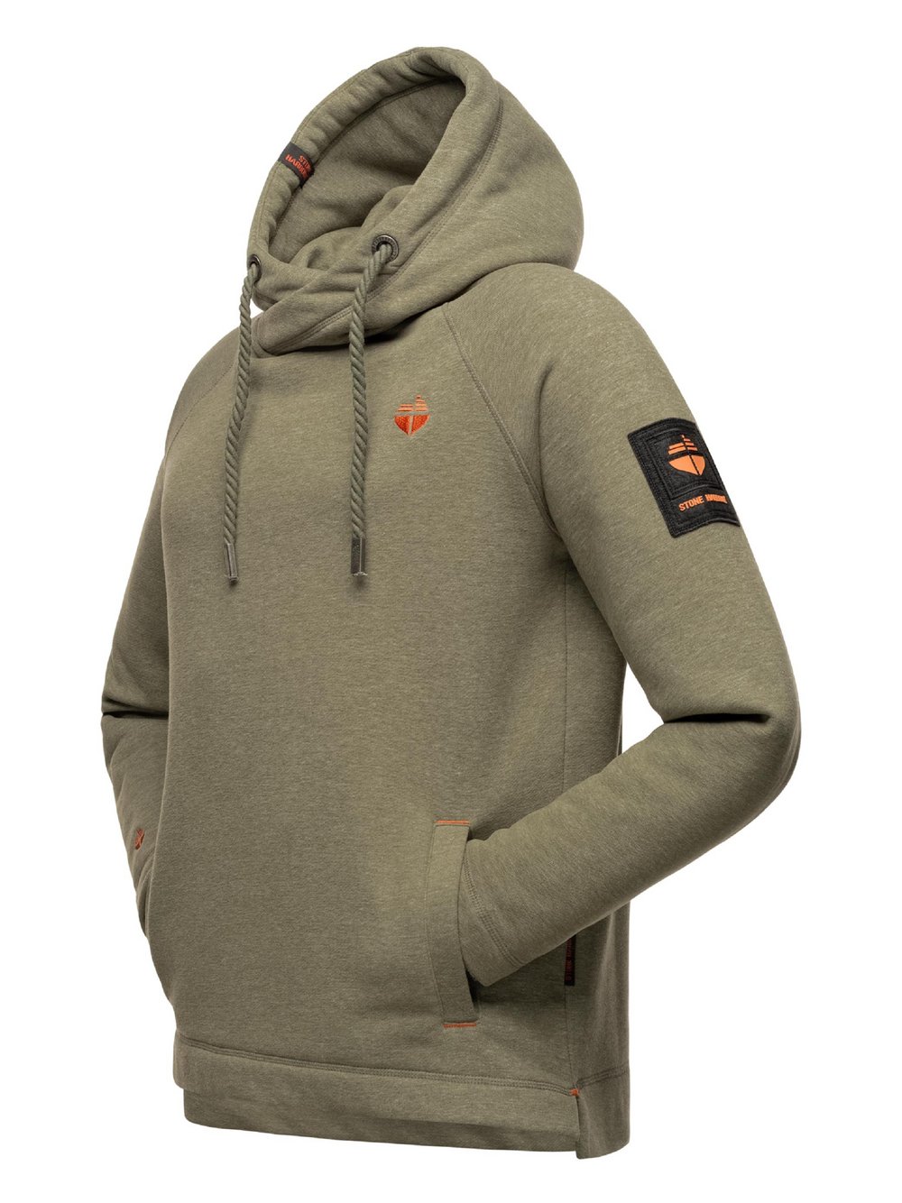 STONE HARBOUR Hoodie Herren Baumwolle grün, L