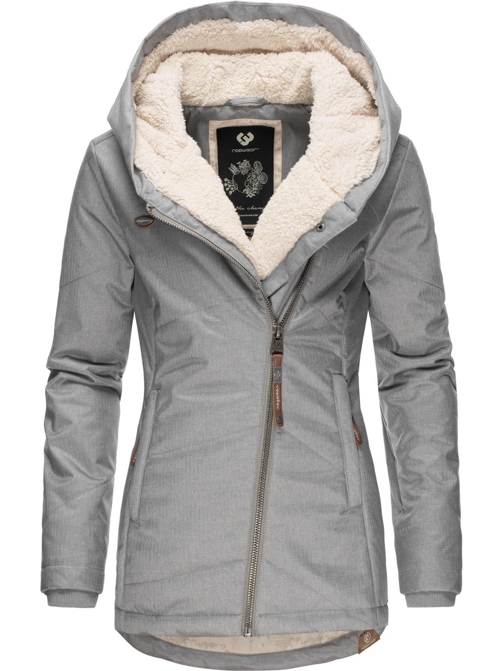 Ragwear Winterjacke Damen grau, XS