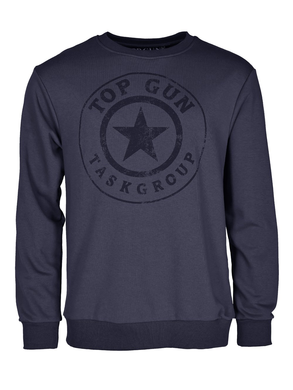 Topgun Sweater Herren Baumwolle blau, L