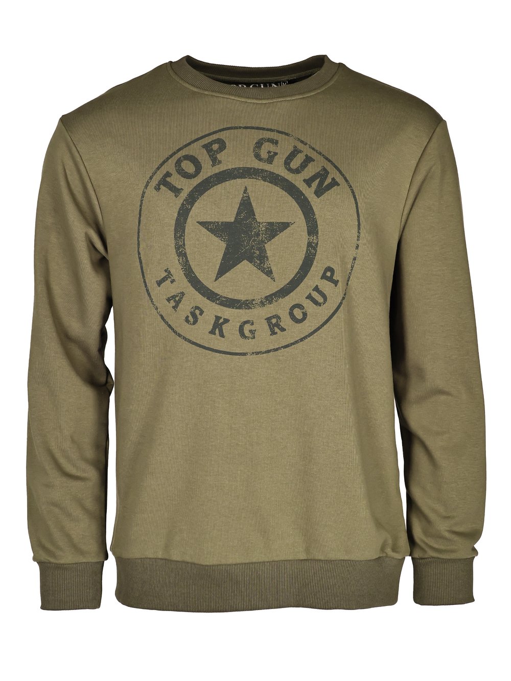 Topgun Sweater Herren Baumwolle grün, L