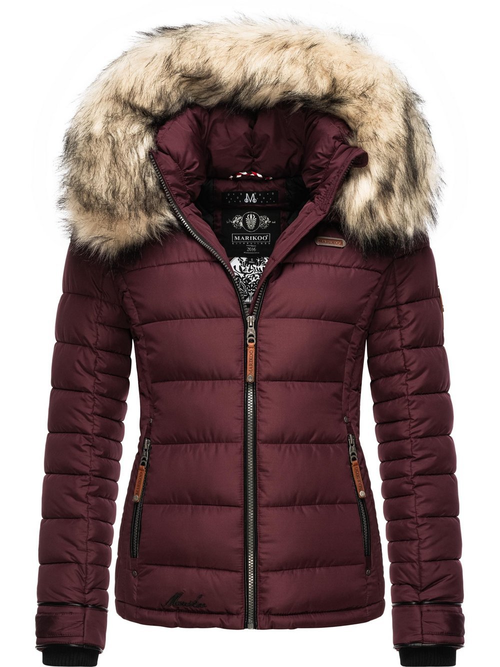 Marikoo Winterjacke Damen rot, XXL