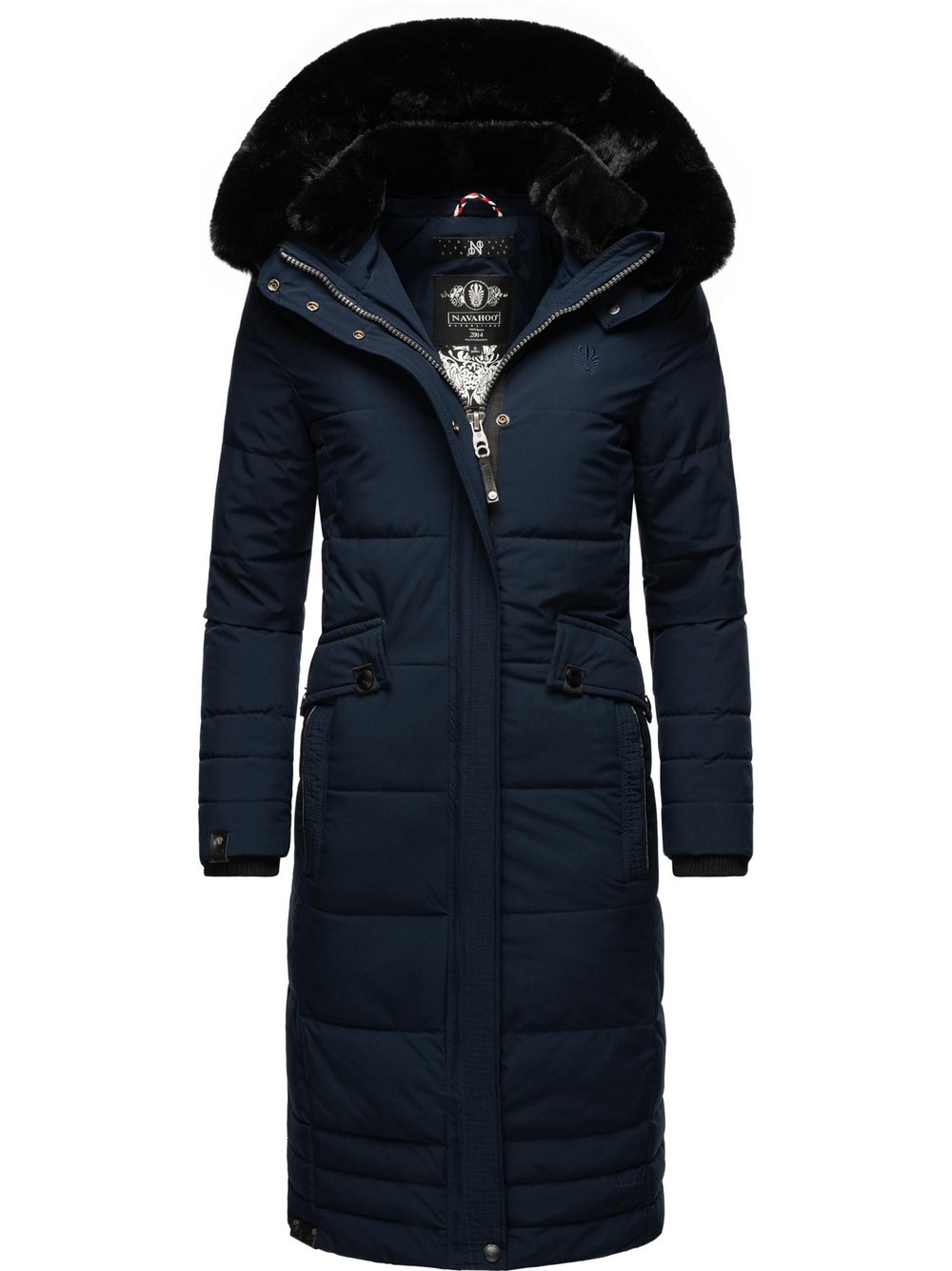 Thumbnail - Navahoo Wintermantel Damen blau, XXXL