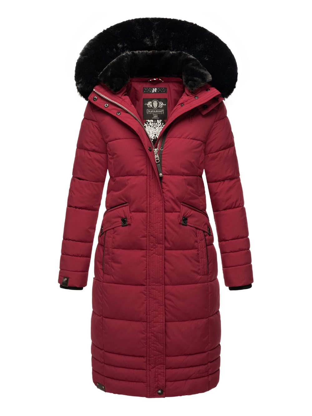 Navahoo Wintermantel Damen rot, S